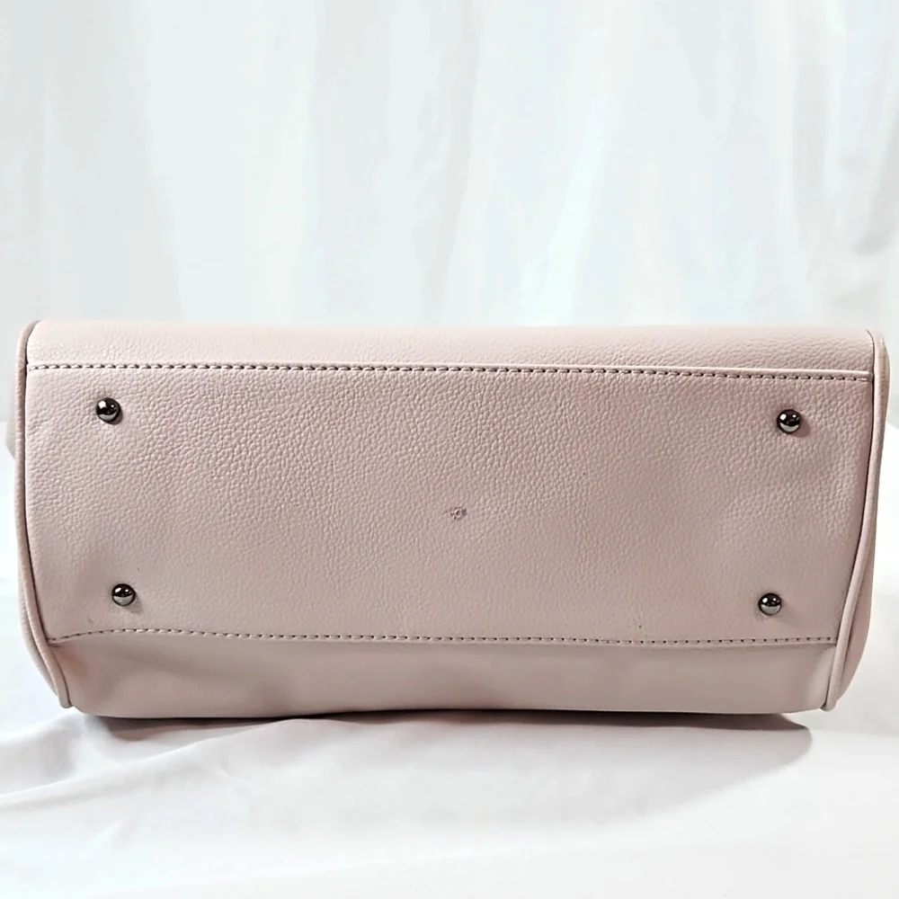 GUESS Pink Satchel & Matching Wristlet